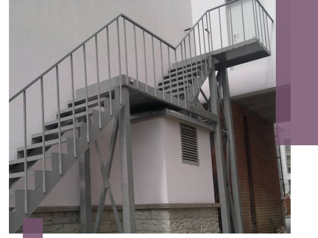 Монтаж пожарных лестниц под ключ в Чистополе с гарантией качества