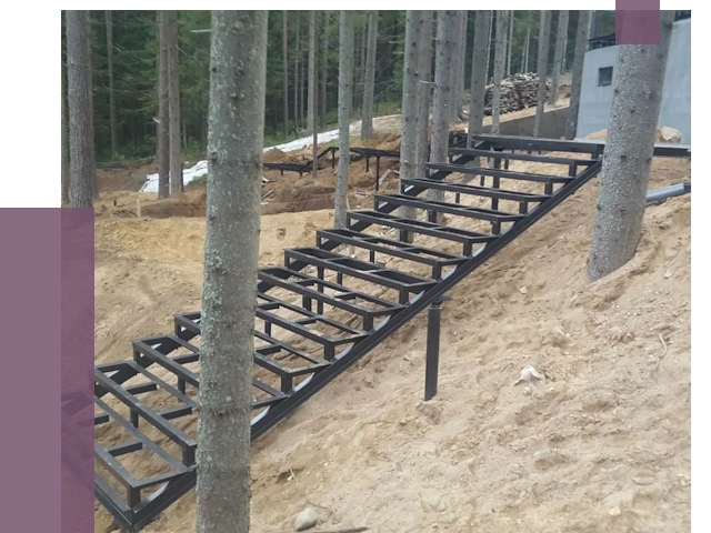 Монтаж металлических лестниц в Чистополе от 13567 руб. 