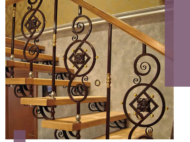 Изготовление кованых лестниц под ключ в Чистополе