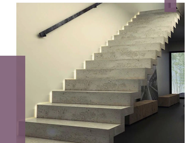 Облицовка бетонных лестниц в Чистополе от 4608 руб/м2 