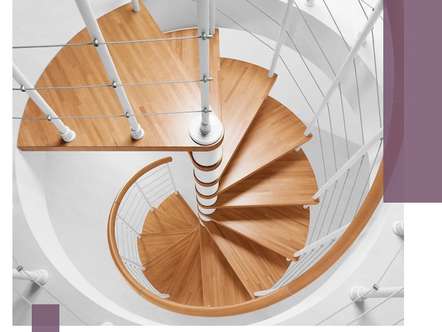 Изготовление винтовых лестниц под ключ в Чистополе