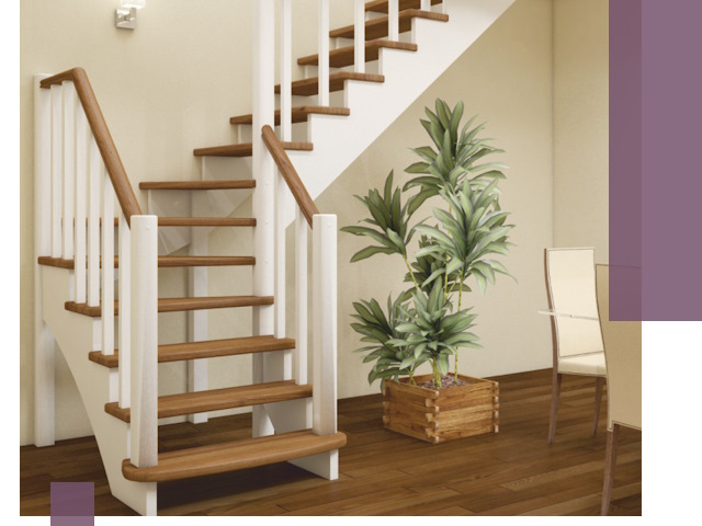 Г-образные лестницы под ключ в Чистополе — изготовление и монтаж