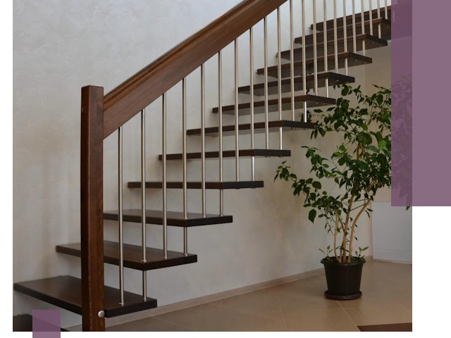 Лестницы на больцах под ключ в Чистополе – изготовление и монтаж