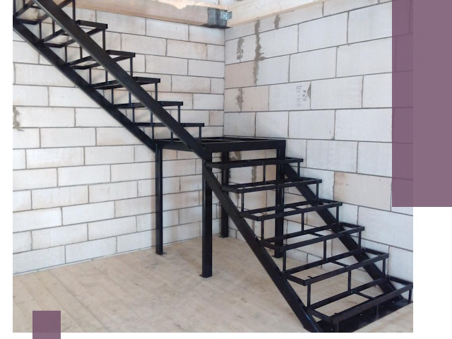 Лестницы на металлокаркасе под ключ в Чистополе — изготовление и монтаж