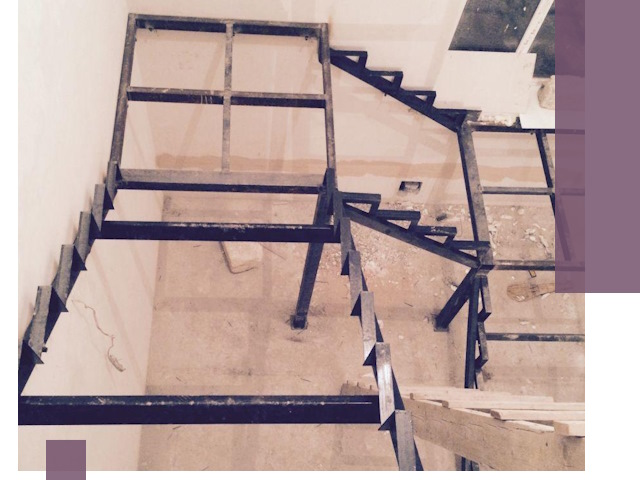 Монтаж лестниц на металлокаркасе в Чистополе быстро и качественно