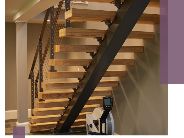 Лестницы на монокосоурах под ключ в Чистополе - изготовление и монтаж