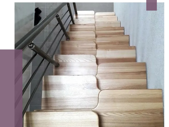 Лестницы гусиный шаг в Чистополе от 13055 руб. под ключ | ПРОЛЁТ-Чст