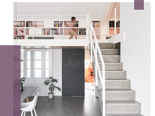 Лестницы для двухуровневой квартиры в Чистополе от 176623 руб. | ПРОЛЁТ-Чст