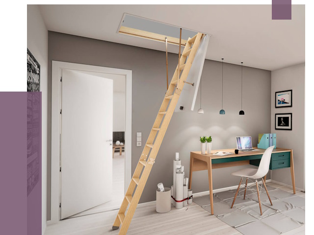 Чердачные лестницы в Чистополе — от 14591 руб. | ПРОЛЁТ-Чст