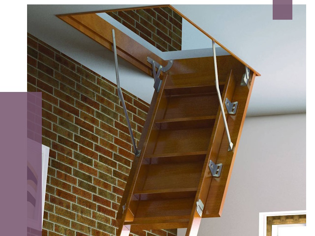 Установка чердачной лестницы в Чистополе от 7833 руб. | ПРОЛЁТ-Чст