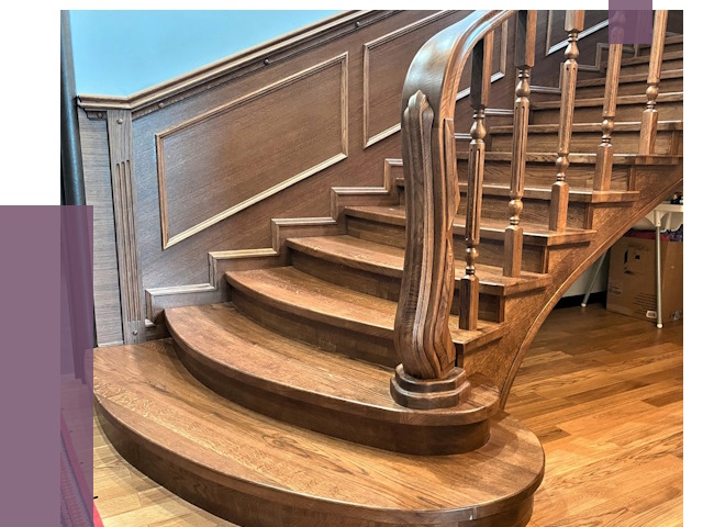 Дубовые лестницы под ключ в Чистополе от 176623 руб. — ПРОЛЁТ-Чст