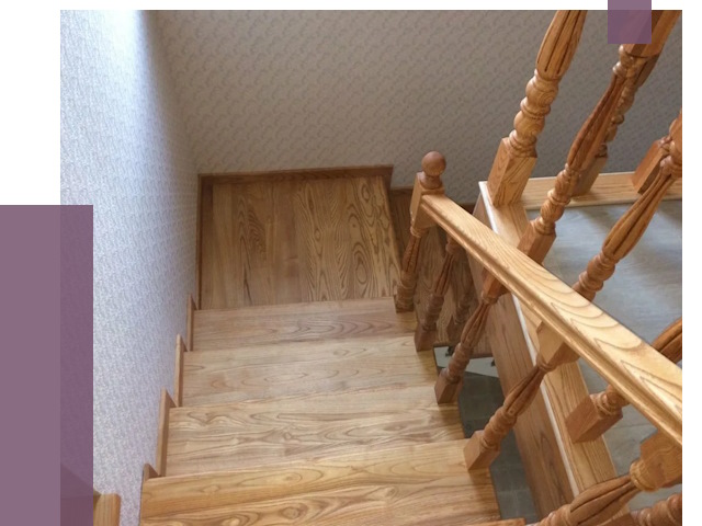 Сосновые лестницы в Чистополе под ключ от 8089 руб.  | ПРОЛЁТ-Чст