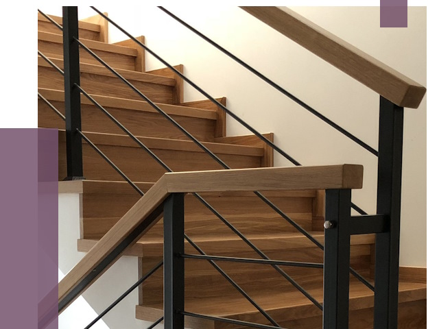 Обшивка металлической лестницы деревом в Чистополе от 4352 руб. 