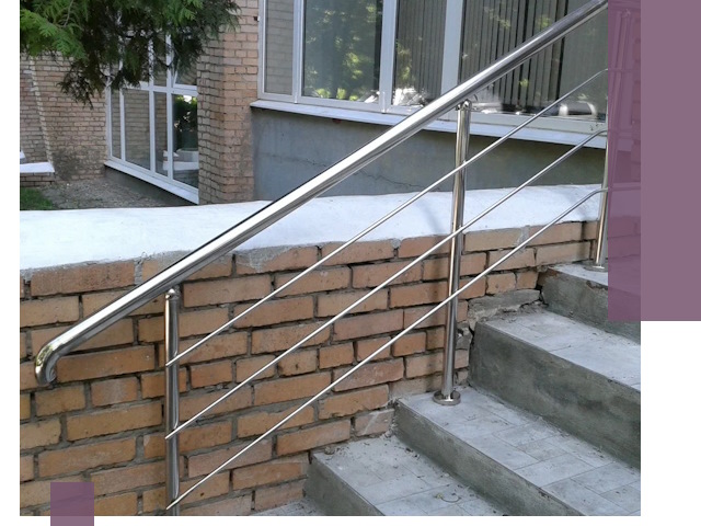 Перила из нержавеющей стали высокого качества в Чистополе