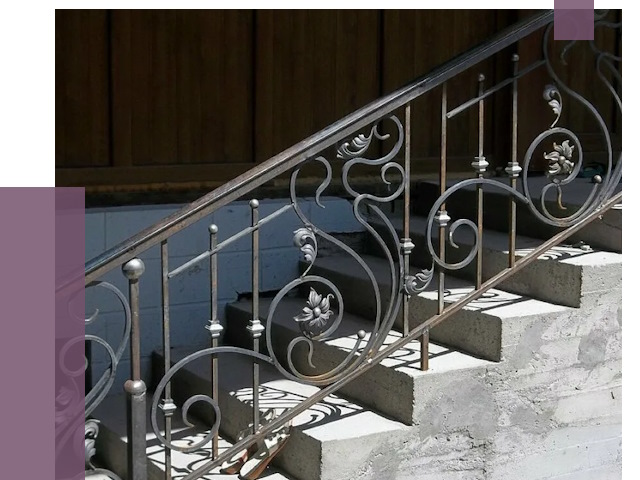 Кованые перила в Чистополе от 8703 руб. под ключ — качество от ПРОЛЁТ-Чст