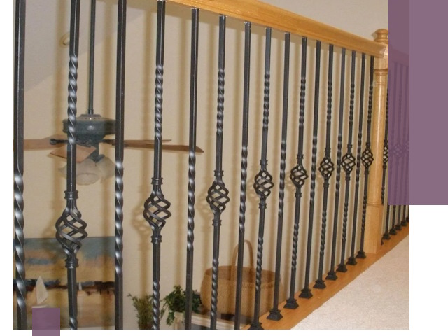 Изготовление и монтаж кованных перил в Чистополе под ключ