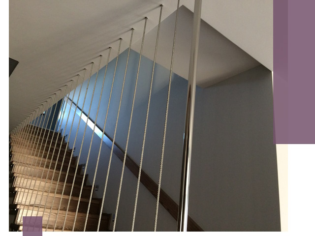 Тросовые перила под ключ в Чистополе — производство и монтаж