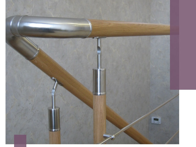 Комбинированные перила на заказ в Чистополе — монтаж и производство