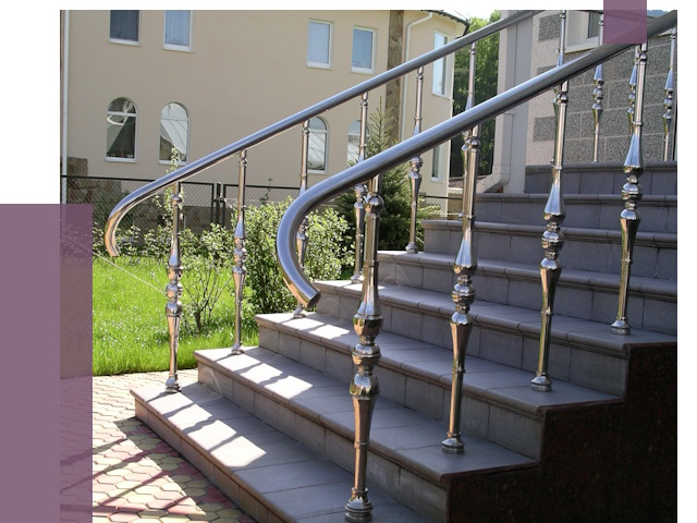 Перила для крыльца в Чистополе от 10751 руб. — монтаж ПРОЛЁТ-Чст