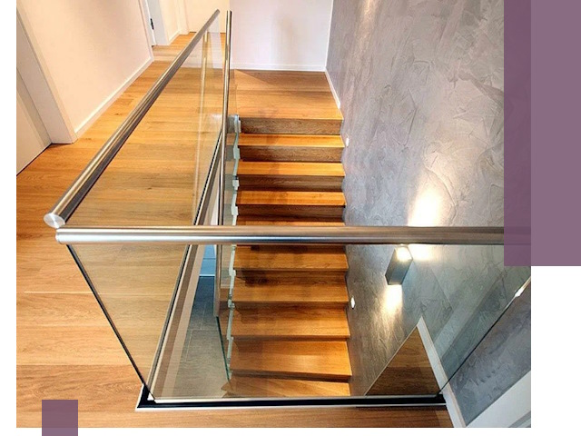 Перила для лестницы в доме — изготовление и монтаж в Чистополе