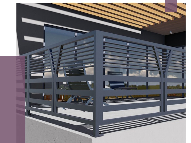 Изготовление балконных ограждений в Чистополе от 10751 руб. | ПРОЛЁТ-Чст