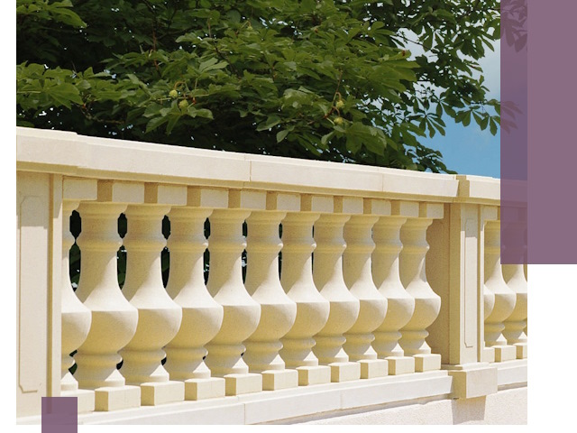 Установка балюстрады в Чистополе: изготовление и монтаж под ключ