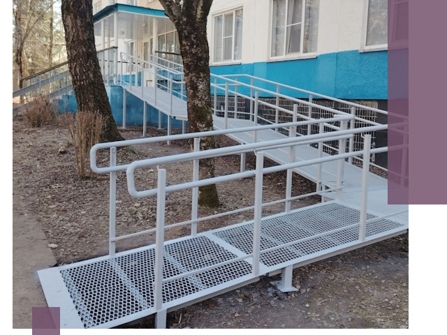 Пандусы под ключ в Чистополе: изготовление, монтаж и демонтаж