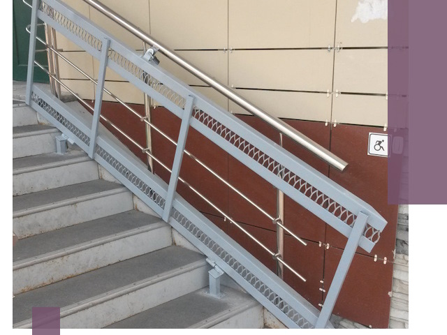 Изготовление откидных пандусов под ключ в Чистополе