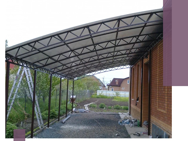 Профессиональный монтаж навесов под ключ в Чистополе