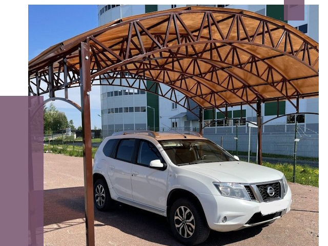 Недорогие навесы в Чистополе от 43004 руб.  | ПРОЛЁТ-Чст