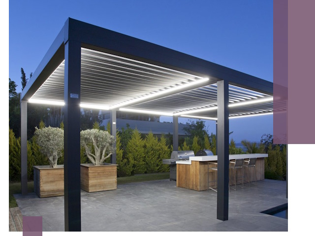 Навесы отдельно стоящие под ключ в Чистополе из металла и поликарбоната