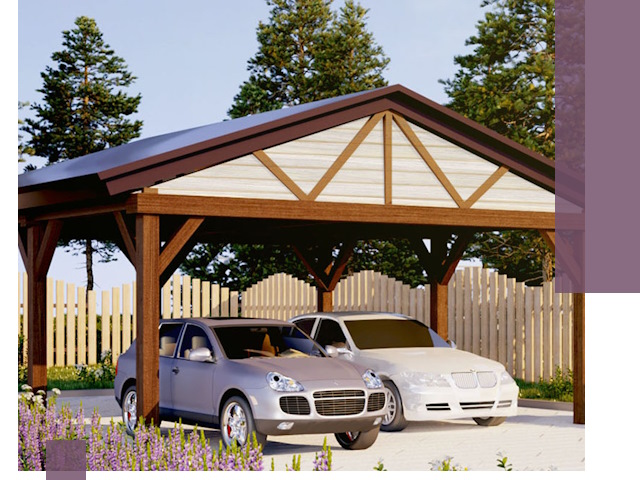 Навесы для автомобиля в Чистополе — изготовление и монтаж