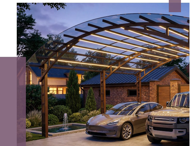 Металлические навесы в Чистополе от 12696 руб. под ключ — ПРОЛЁТ-Чст