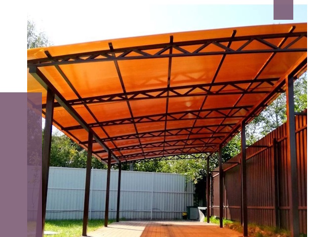 Односкатные навесы под ключ в Чистополе от 13157 руб. 