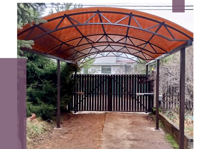 Арочные навесы в Чистополе от 12748 руб. — изготовление и монтаж | ПРОЛЁТ-Чст