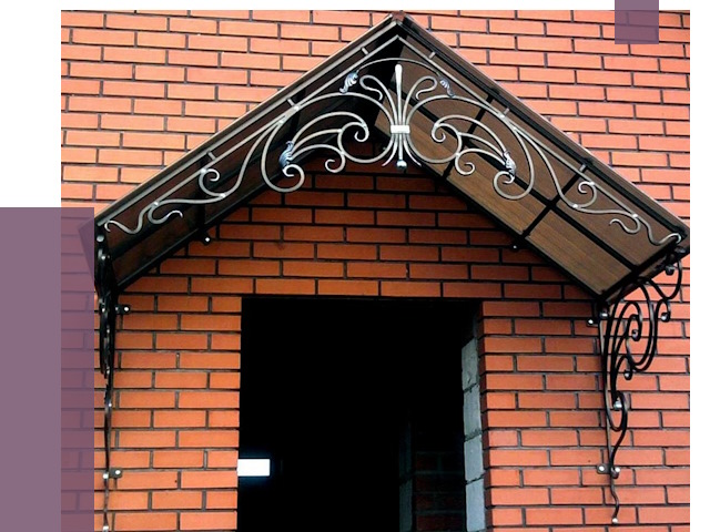 Металлические козырьки в Чистополе от 10700 руб. 