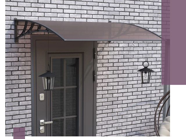 Недорогие козырьки и навесы под ключ в Чистополе