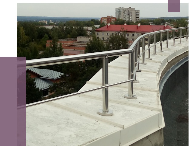 Парапеты и ограждения кровли в Чистополе от 4966 руб.