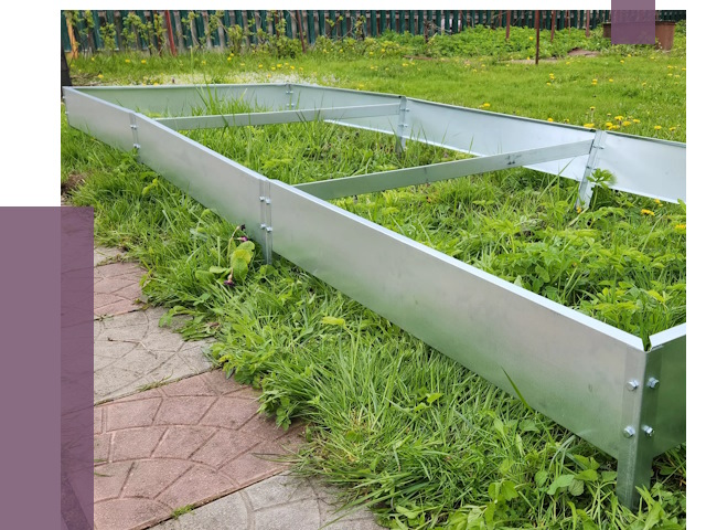 Металлические бордюры для грядок в Чистополе от 1792 руб. 