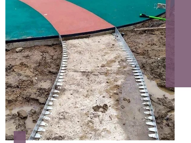 Металлические бордюры для дорожек в Чистополе — монтаж и изготовление