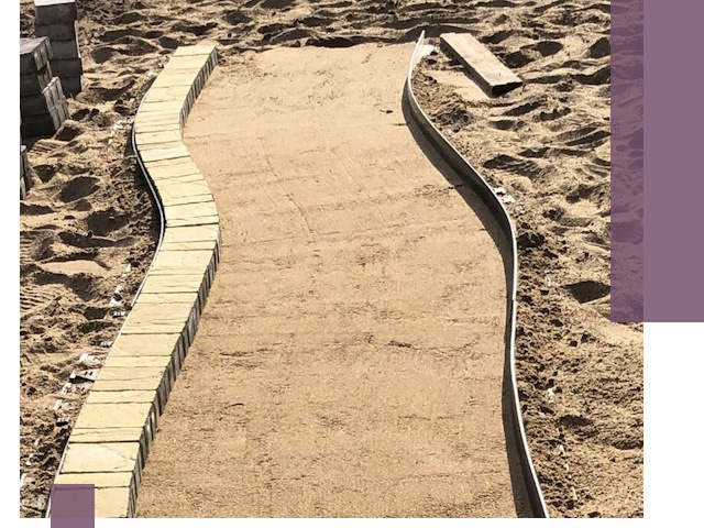 Металлические бордюры для тротуаров в Чистополе — прочные и долговечные