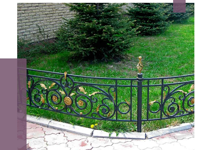 Кованые газонные ограждения в Чистополе от 7628 руб. — ПРОЛЁТ-Чст