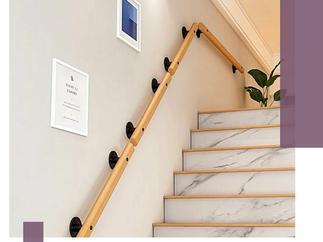 Поручни металлические и деревянные под ключ в Чистополе