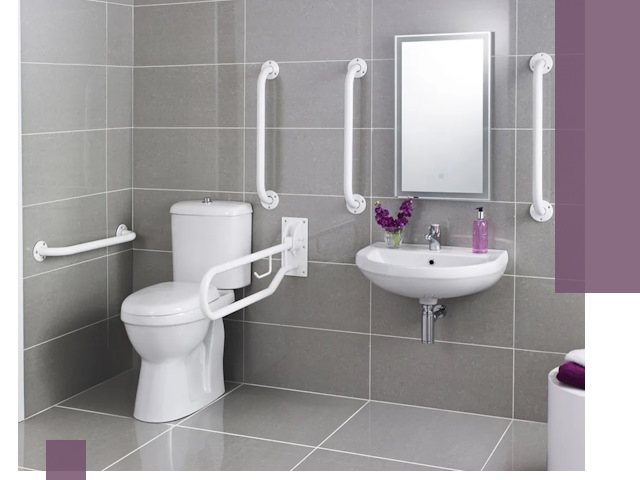 Поручни для санузлов в Чистополе: установка, ремонт и монтаж